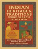 INDIAN HERITAGE & TRADITIONS WORD SEARCH IN LARGE PRINT
