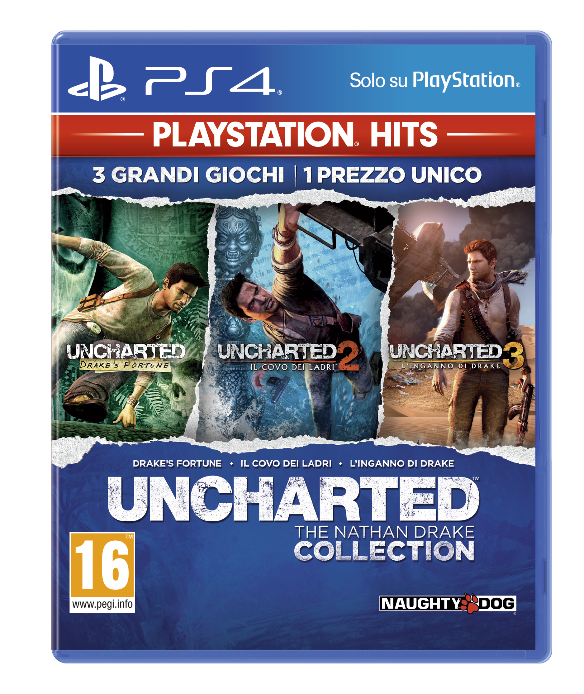 Sony UNCHARTED NATHAN DRAKE COLLECTION PLAYSTATION HITS PS4 - PS4 - 0711719710813