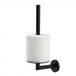 HUSH. Living Reserve Toiletrolhouder - Wandmontage - Zwart