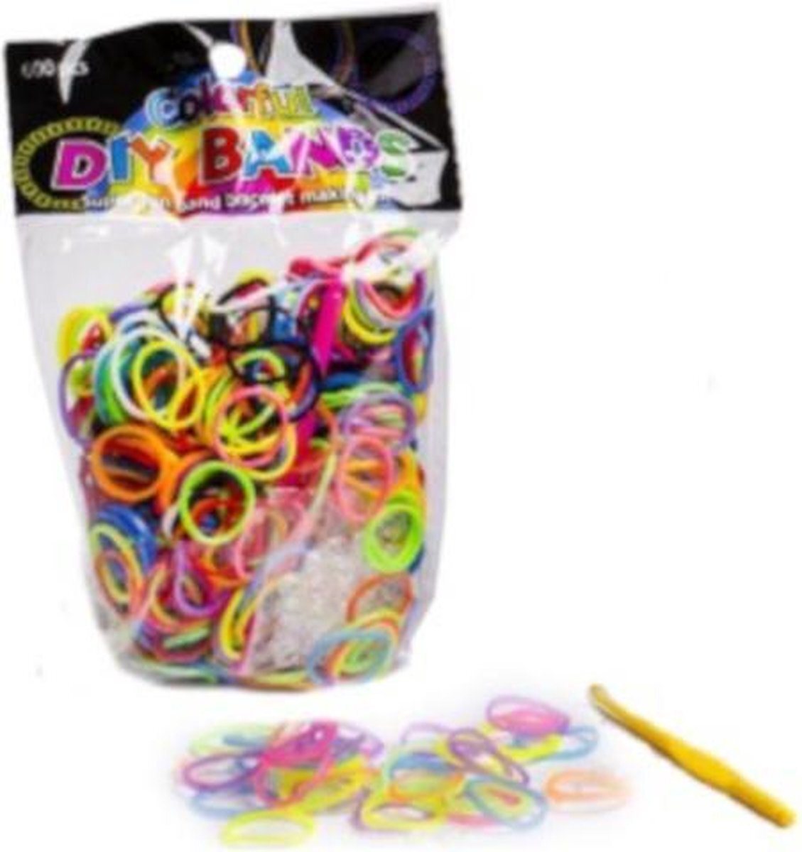 Toys Amsterdam Rainbow Loom Bands Elastiekjes - Mix - 600 stuks