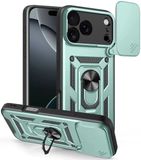 Techsuit Hoesje geschikt voor Apple iPhone 17 Pro Max - Camshield Back Cover - Vert