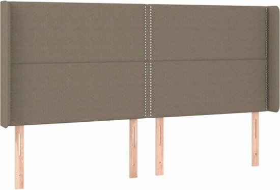 VidaXL Hoofdeind & Voeteind Taupe