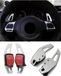 No Name Aluminium DSG Flippers Levier de vitesse Volant Volant Convient pour Vw Polo New Beetle Caddy Eos Golf Plus Jetta Passat CC Tiguan Touran Transporter Gti Gtd Tsi Fsi Tdi Extensions