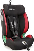 Sparco kinderstoel SK5000I (Isofix) Zwart/Rood i-Size 76-150cm (ECE-R129/03)