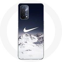 Maniacase Hoesje voor Oppo A93 5G Nike Logo Mountain Fly