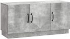 vidaXL meuble TV gris béton 99 x 34,5 x 47 cm bois traité