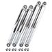 Simson Verlaagingsset met schokdempers, zilver/chroom, 260 mm + 290 mm, voor Simson Schwalbe KR51 Star