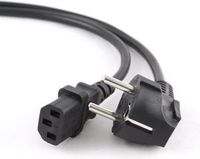 iggual IGG311172 electriciteitssnoer Zwart 5 m CEE7/4 C13 stekker