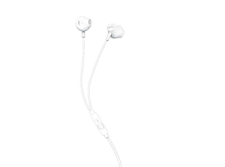 Philips TAUE101WT In-ear Headset - Bedraad - Wit