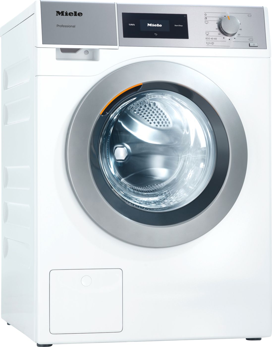 Miele PWM 508 [EL DV] - 8 kg Vrijstaande Wasmachine - 1600 RPM - RVS/Wit
