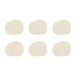 Aida dessous de verre Raw cuir lot de 6 Wam nude (beige)
