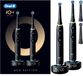 Oral-B iO 10 Zwart en Zwart Duo Pack + 4 Opzetborstels