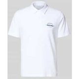 JACK&JONES - JJBRANDON POLO SS Homme Polo Manche Courte Coton Coupe Droite Blanc M