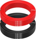 MMOBIEL 14 AWG Siliconen Elektrische Draad - 14 Gauge (2,08mm²) Vertinde Koperkabel - 2 Aparte Draden Rood & Zwart Elk 10 m voor RC, Drones, 3D Printers, Batterijen, Luidsprekerdraden, Led Strips