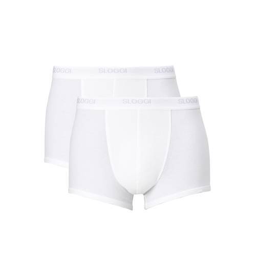 sloggi Basic boxershort set van 2 heren Wit