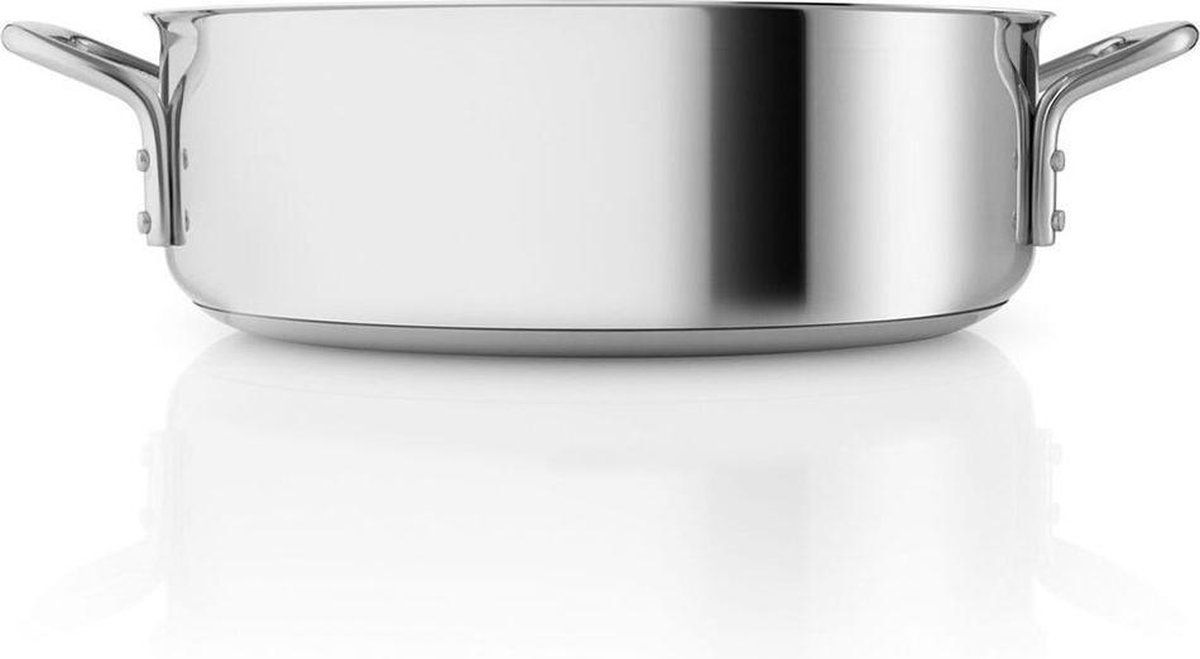 Eva Trio Sautéerpan 4 liter 20 cm aluminium/RVS zilver