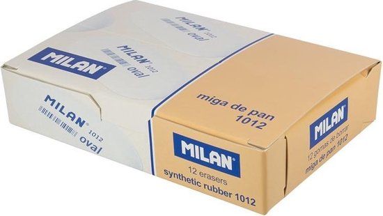 Milan CMM1012 vlakgum Rubber Wit 1 stuk(s)