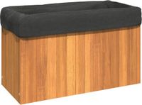 vidaXL Plantenbak 59x27,5x35 cm massief acaciahout