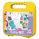 Chicos - Grappige kofferset | Neem altijd de grappigste spelletjes, stickers en folies mee om te tekenen en in te kleuren. 23 accessoires voor kinderen van 3 tot 5 jaar (87106)