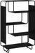 vidaXL Highboard Zwart eiken 93.5 x 37.5 x 144 cm Bewerkt hout