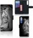 B2Ctelecom Sony Xperia 1 II Telefoonhoesje met Pasjes Tijger