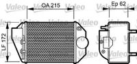 Valeo Intercooler, Inlaatluchtkoeler 818827