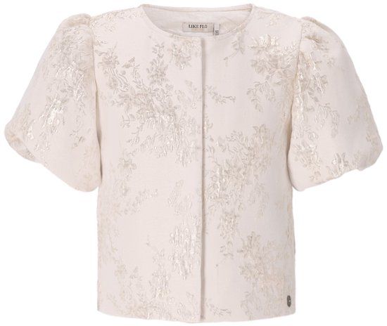Like Flo F511-5110 Meisjes Blouse - Maat 116 - Soft Gold