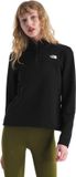 The North Face W CEDAR TRAIL GRID FLEECE 1 - 4 ZIP JACKET Dames Outdoor trui - TNF Zwart