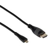Joy-it K-1481 Câble HDMI Raspberry Pi® [1x fiche HDMI - 1x fiche HDMI D micro] 1,80 m Noir