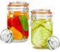 Solidchoice - 2x 1,5L Boîtes de fermentation avec valve et poids