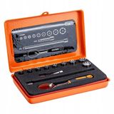Bahco 1/4" dopsleutelset met rate, 12-delig