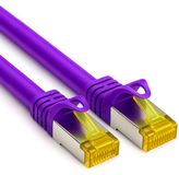 Allteq Cat 7 - S/FTP - Netwerkkabel - Patchkabel - Afgeschermd - 10 Gbps - 5 meter - Paars
