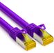 Allteq Cat 7 - S/FTP - Netwerkkabel - Patchkabel - Afgeschermd - 10 Gbps - 5 meter - Paars