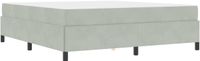 vidaXL Bedframe Lichtgrijs 180 x 200 cm Stof