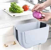 Poubelle pliante suspendue - Noir, sous le meuble de cuisine