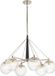 Kichler Lustre LED | 6X E27 Max 60W | Dimmable | Nickel poli
