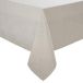 Laura Ashley Harper Gladde stoffen tafelkleed voor eetkamer, formeel of casual, vakantie, banket, bruiloft, feest, 152,4 x 305 cm, ivoorkleurig