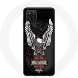 Maniacase Hoesje voor Samsung Galaxy A12 Motorfietsen Harley Davidson