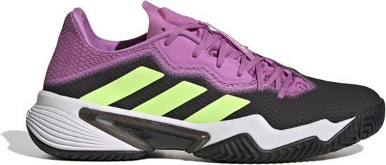adidas Barricade Clay Heren Tennis Sportschoenen Zwart/Paars