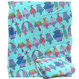 TROLLS Line-up Patroon Silky Touch Super Zachte Sprei Deken 152 x 127 cm