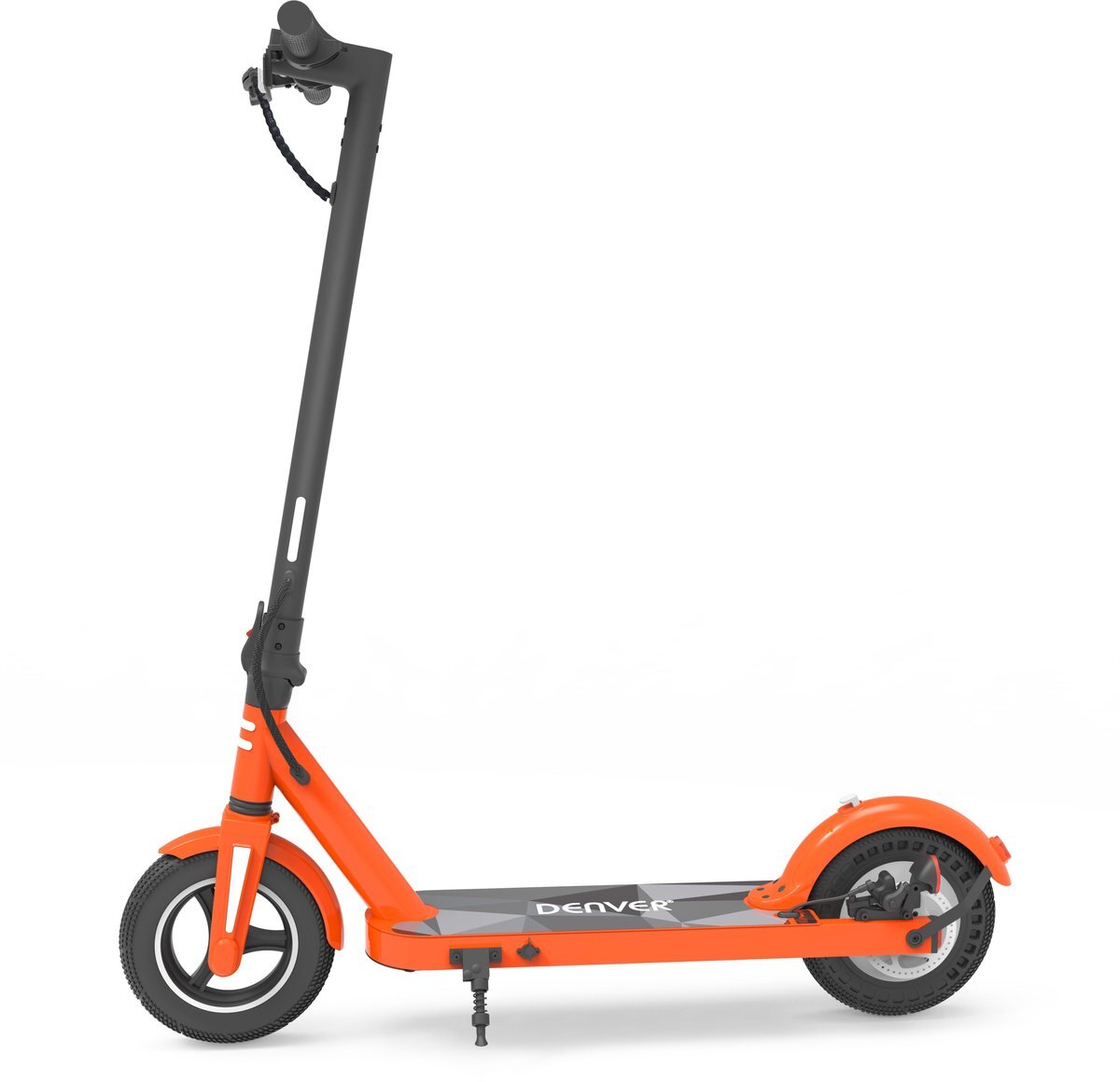 Denver SEL-10500 - Elektrische step voor kinderen & volwassenen - 10" Wielen - 20 km/u - E-Step met aluminium frame - actieradius 30KM - Inklapbaar - Met LED verlichting voor & achter - E-Scooter - Oranje