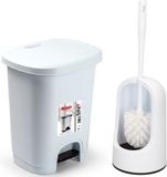 Forte Plastics - WC-/toiletborstel houder 40 cm - Wit
