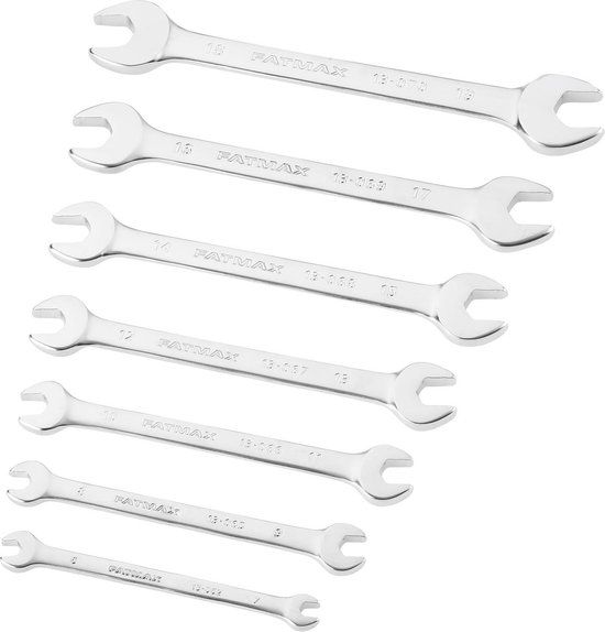 Stanley Fatmax Steeksleutelset - 7 delig - Metrisch - Chroom-vanadiumstaal