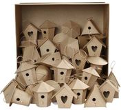 Creativ Company Mini Vogelhuisjes H 7 cm