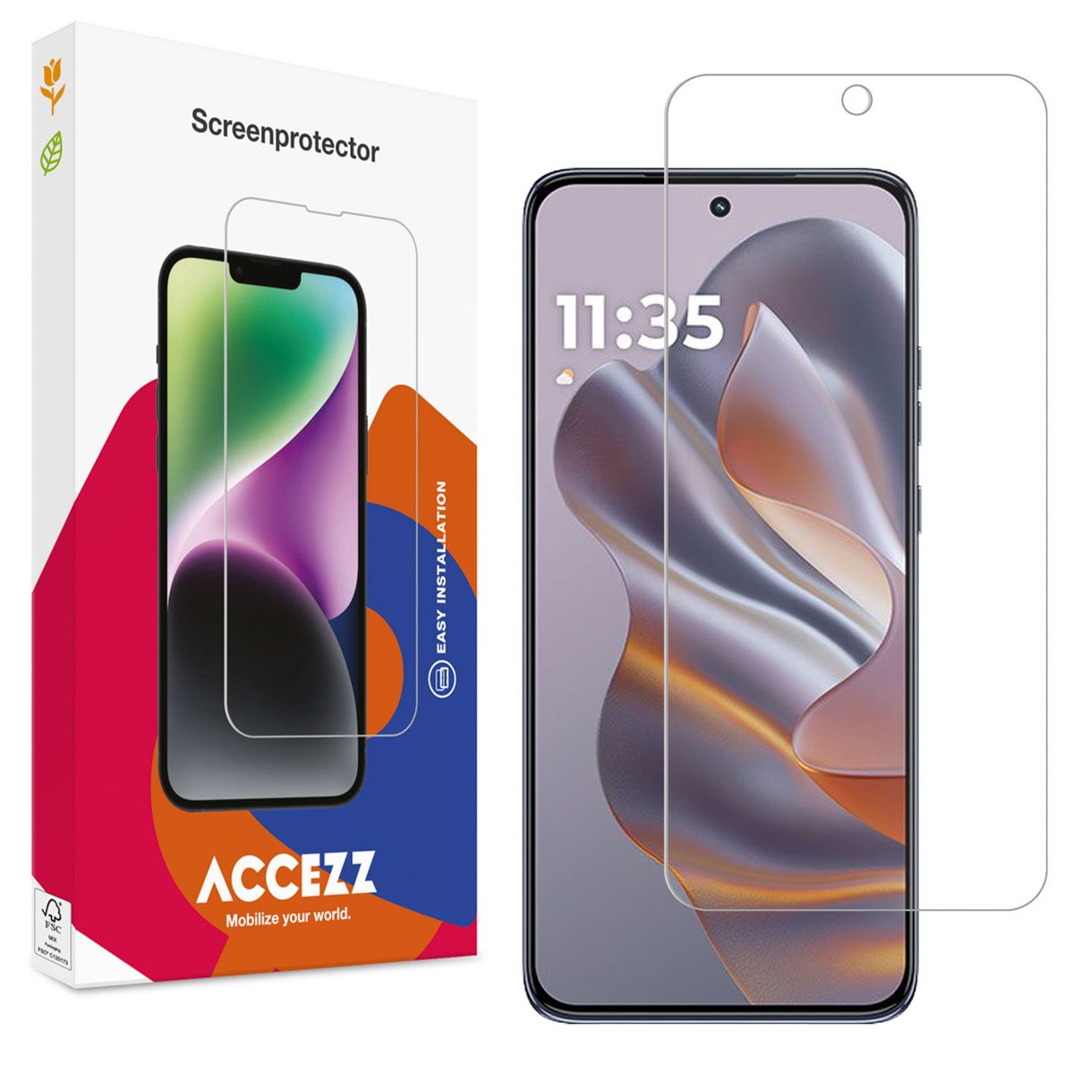 Accezz Gehard Glas Screenprotector Motorola ThinkPhone 25 / Edge 50 Neo / Edge 60 Neo
