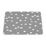Bonamaison Rechthoekige muismat met digitale print, antislip onderkant, voor kantoor en thuis, 22 x 18 cm