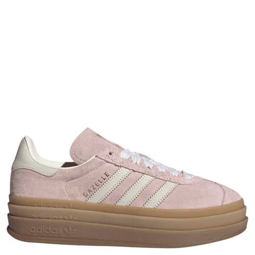 adidas Originals Gazelle Bold sneakers roze/wit