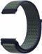 By Qubix Qubix - Sport Loop Nylon Bandje voor Garmin Vivomove 3 / HR / Luxe / Sport / Style / Trend - Blauw/Groen - 20mm