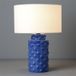 Theluz 1055/1AZ Plafondverlichting E27 LED Blauw Keramisch 20W