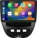 Happiq Autoradio met Bluetooth en CarPlay voor Peugeot 107, Toyota Aygo en Citroën C1 (2005-2014)